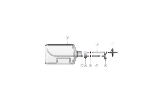 Graphic of a bottle assembly, STO-02.