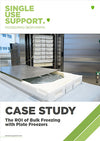 Preview of Single Use Support's case study about the ROI of bulk freezing