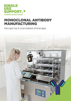 Preview of Single Use Support's guide about monoclonal antibody manufacturing