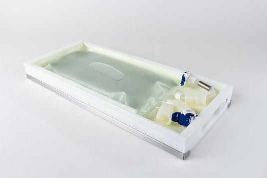 Image of a RoSS shell protecting a  Labtainer™ single use bag.