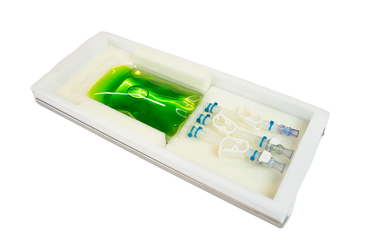 Image of RoSS Shell protecting a IRIS single use bag.