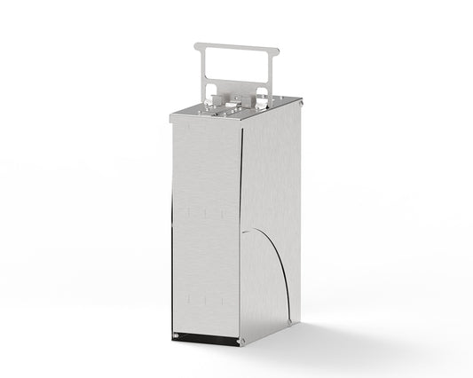 Image of a rack for 4x protective shells RoSS.KSET_1004 protecting small single use bags up to 250mL or vials.