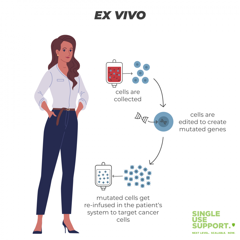 Ex vivo in gene therapy - Single Use Support
