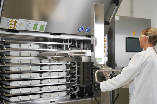 Efficient solutions supporting freezing and storage operations in bulk drug manufacturing