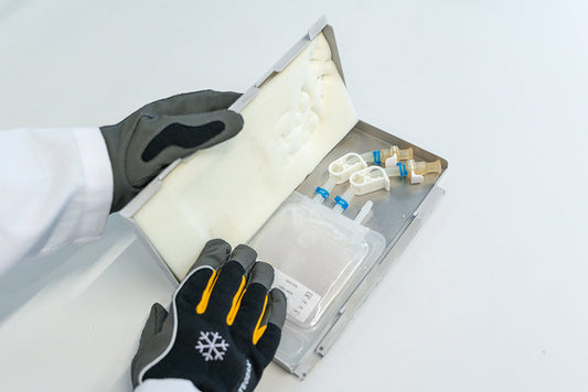 Small volumes of ATMPs: Safe handling of single-use bags