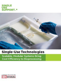 eBook cover with hands in gloves working on a bioprocessing system, featuring text about single-use technologies.
