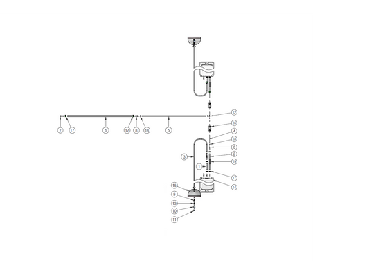 Graphic of a sampling manifold in biopharma, SAM-01.