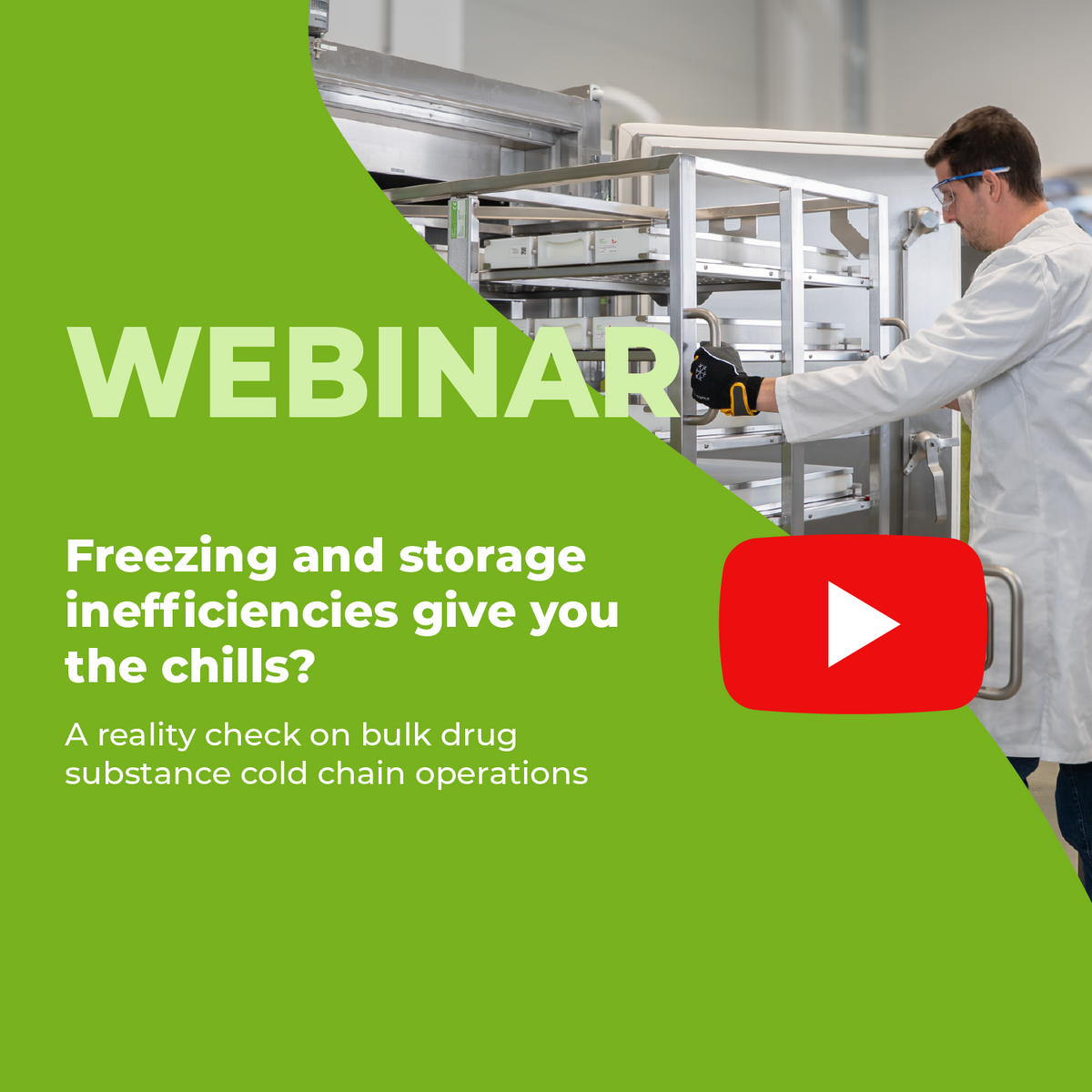 Watch recording to Single Use Support's webinar about freezing and storage inefficiencies in bulk drug substance cold chain operations