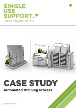 Preview of Single Use Support's case study about automated draining with RoSS.DRAI