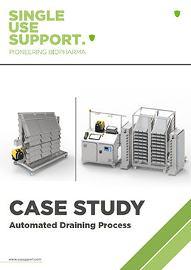 Preview of Single Use Support's case study about automated draining with RoSS.DRAI