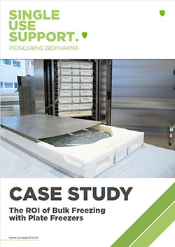 Preview of Single Use Support's case study about the ROI of bulk freezing