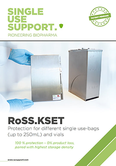Preview of datasheet for RoSS.KSET robust protection for small single-use bags by Single Use Support