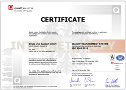 Quality Austria Certificate in English
