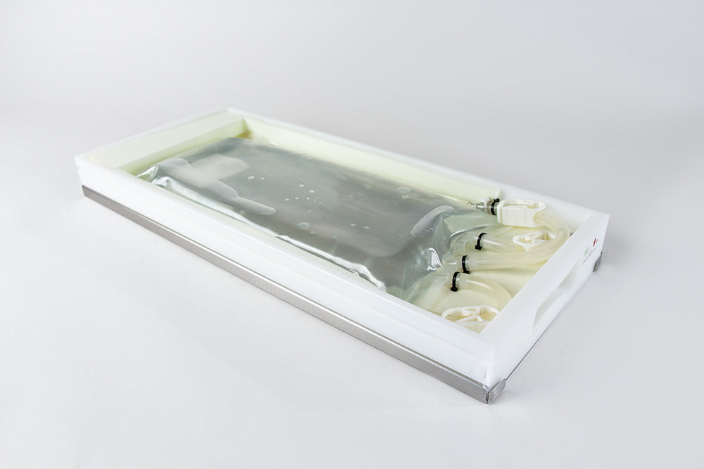 Image of a RoSS shell protecting a Fortem™ single use bag.