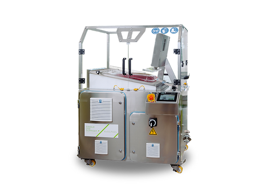 Image of RoSS.PADL on transparent background, a homogenizing and cooling system for achieving a uniform mixture in biopharmaceutical single-use bags.