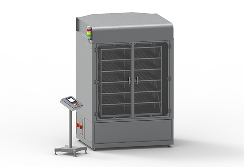 Image of RoSS.SHAK shaking and cooling solution on white background, for uniform mixture of biopharmaceutical drug substances by Single Use Support.