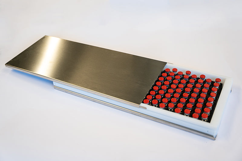 An image of the Ross Shell vial protection on a white background.