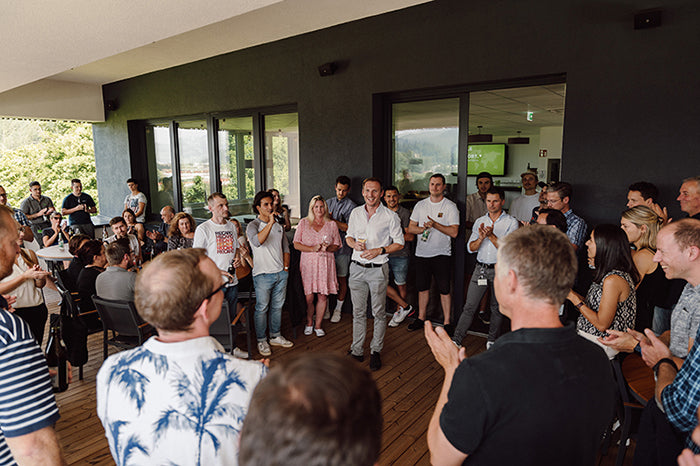 Employees of Single Use Support at the summer party in Kufstein.