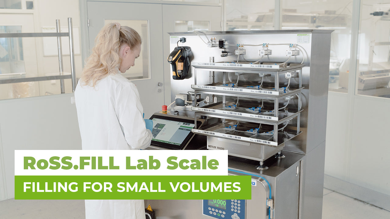 Load video: Product video of automated bulk filling system for drug substances