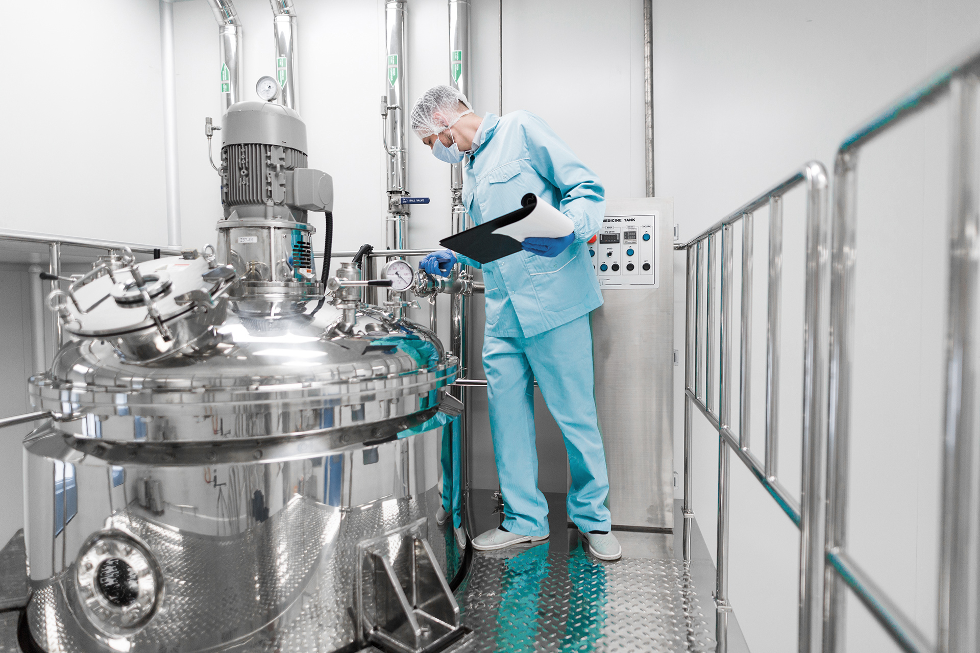 Fermentation in the pharmaceutical industry