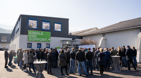 Single Use Support Eröffnungsfeier
