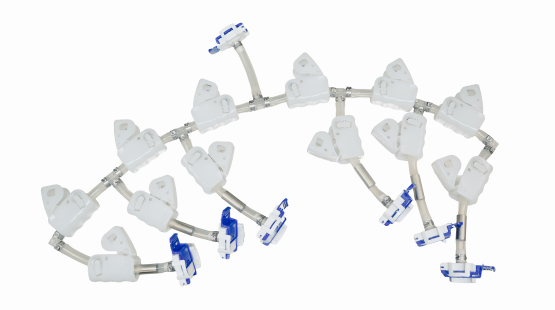 IRIS Single-Use Assembly_Production_6-Way-Distributor_Single Use Support-transparent