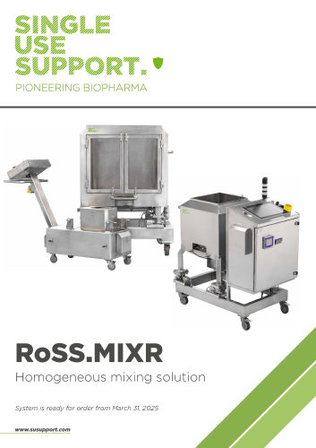 Datasheet_RoSS.MIXR_Single Use Support 1 Datasheet_RoSS.MIXR_Single Use Support 1