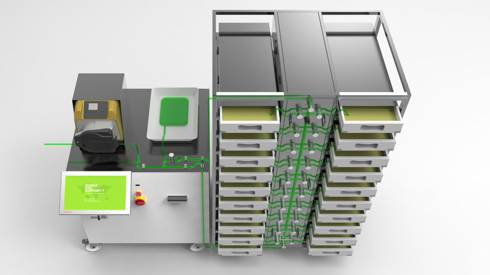 Single-use technology automated bulk filtration systems