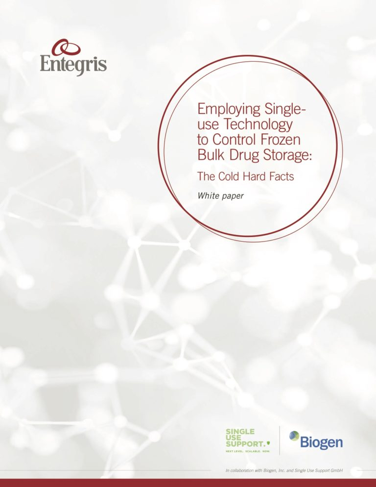 Employing Single-use Technology to control frozen bulk drug storage Employing Single-use Technology to control frozen bulk drug storage