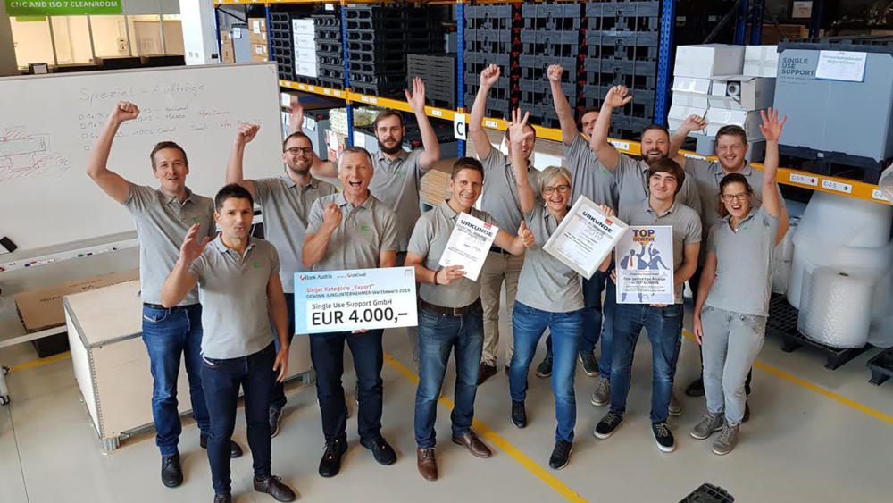 Single Use Support Jungunternehmer Wettbewerb