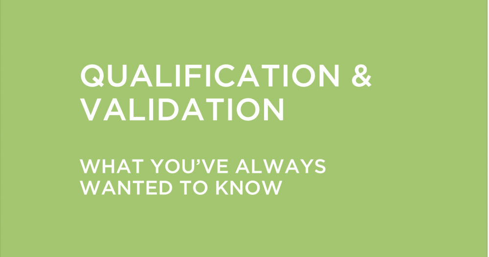 Qualification & validation FAQs - Single Use Support